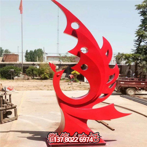 鳳凰不銹鋼雕塑景觀(guān)