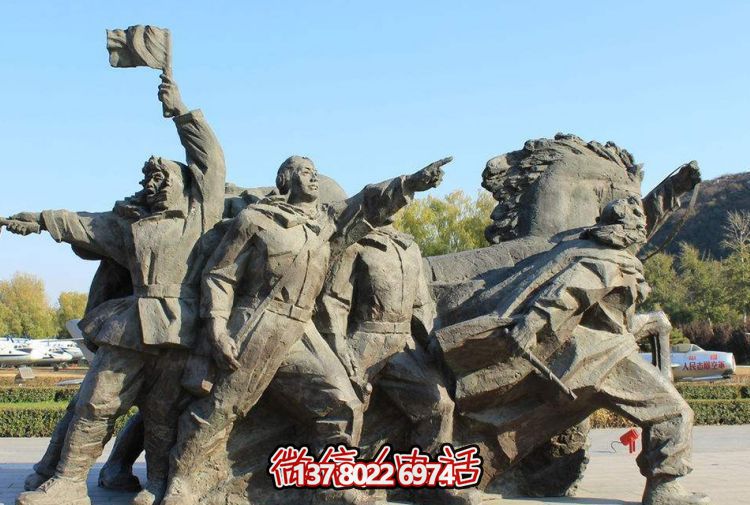 大型石雕景觀擺件，為廣場增添創(chuàng)意人物氣息