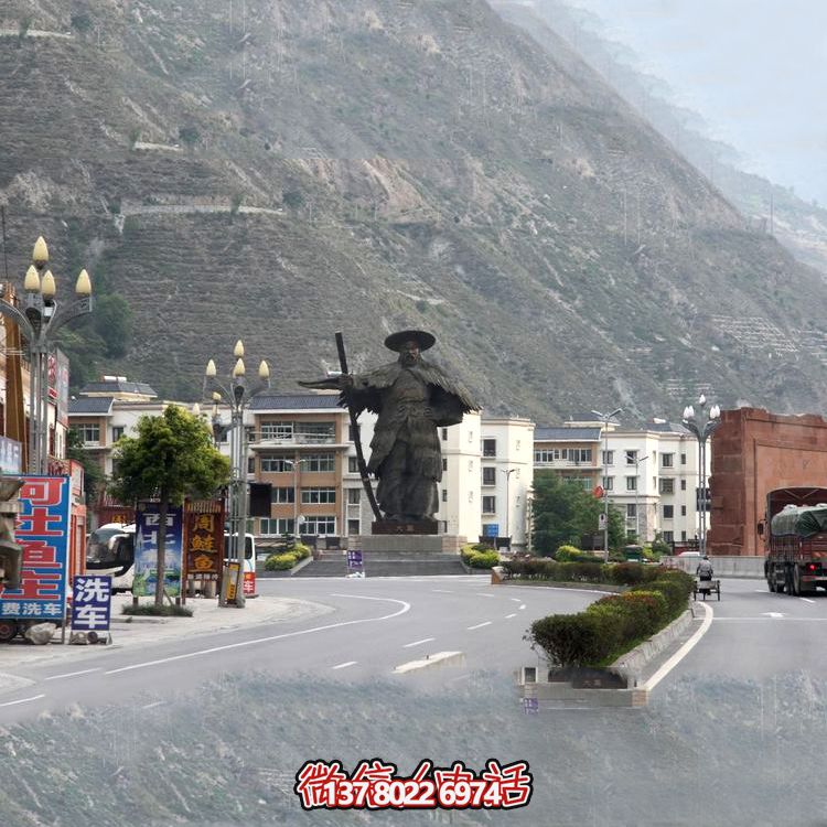 上古大禹雕像，記錄歷史名人傳奇