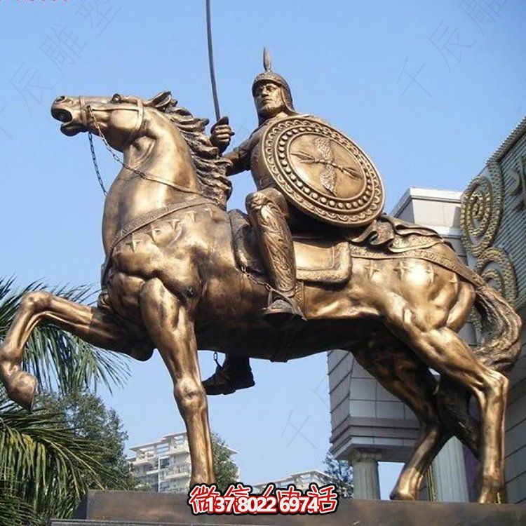 玻璃鋼仿銅戶(hù)外園林景觀(guān)雕塑