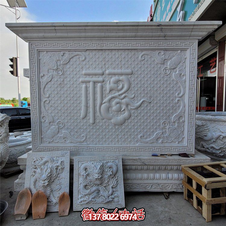 融合傳統(tǒng)文化，唯美經(jīng)典雕塑—中式影壁