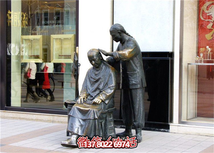 鑄銅雕塑園林景觀，讓你步行街上賞心悅目