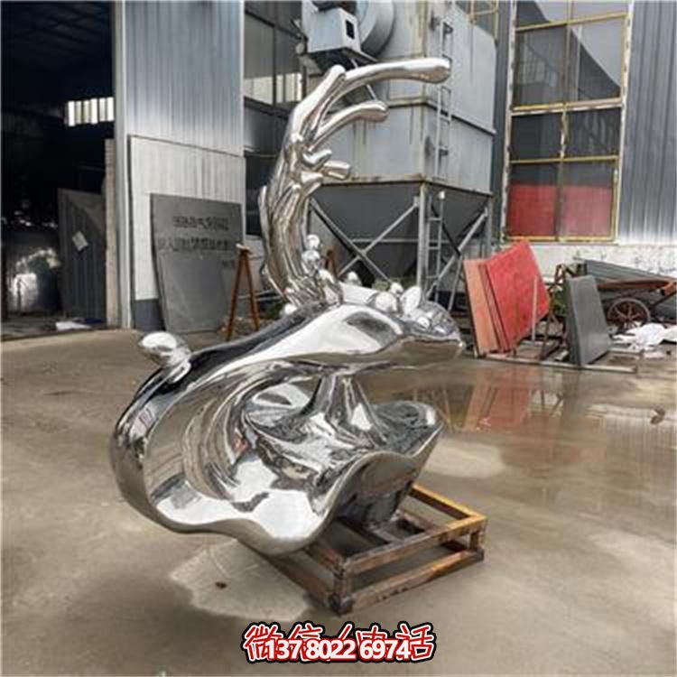 海浪抽象雕塑水景噴泉——點(diǎn)綴大型廣場、酒店門口