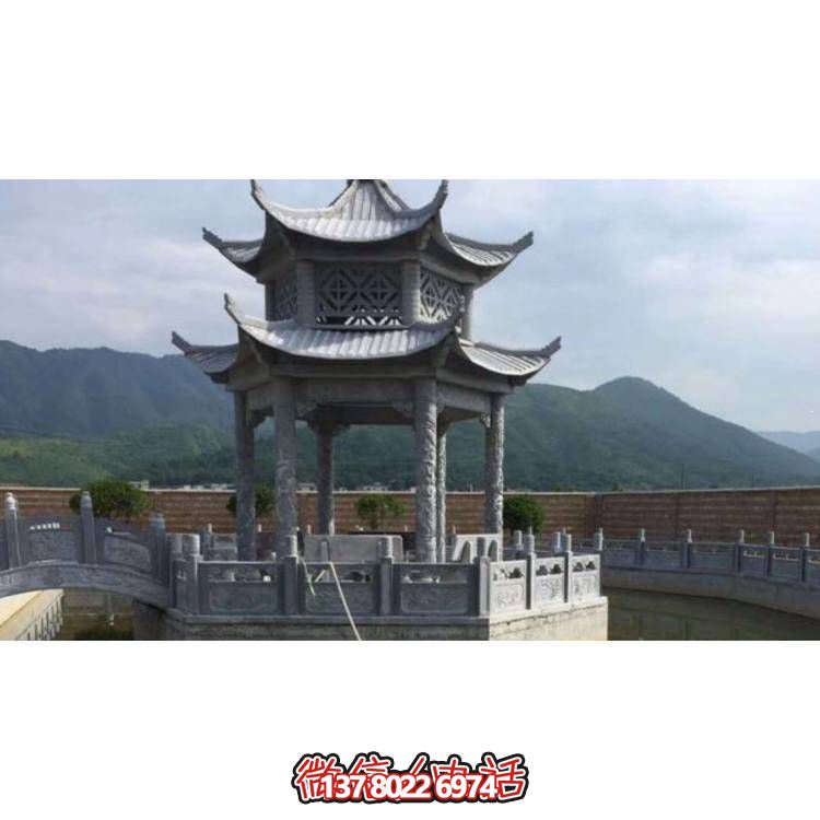 精美大理石雕塑涼亭，把藝術(shù)與實用完美結(jié)合