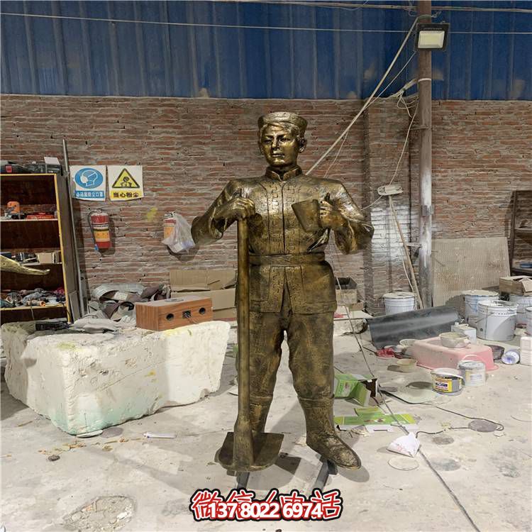 藝術(shù)玻璃鋼人物雕塑，點(diǎn)綴園林景觀