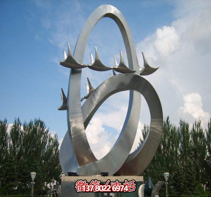 城市標志不銹鋼創(chuàng)意現(xiàn)代大雁雕塑