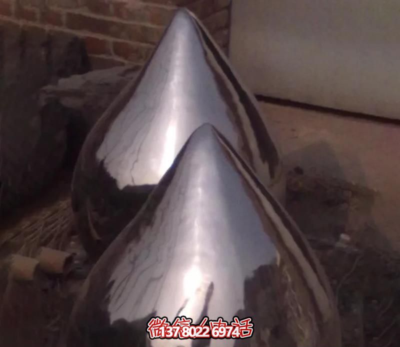 公園不銹鋼吉檸檬兩個水滴雕塑 公園不銹鋼吉檸檬兩個水滴雕塑