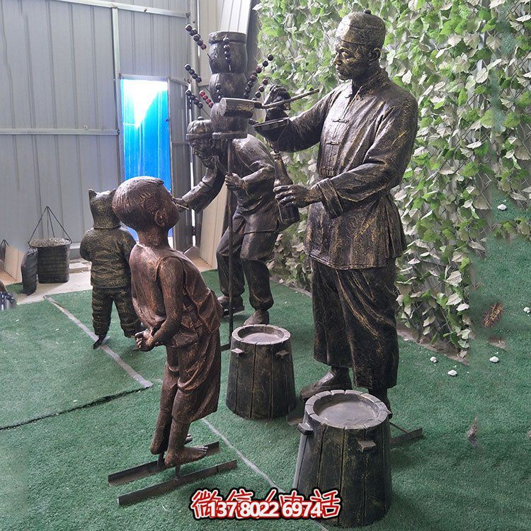 糖葫蘆玻璃鋼場(chǎng)景雕塑